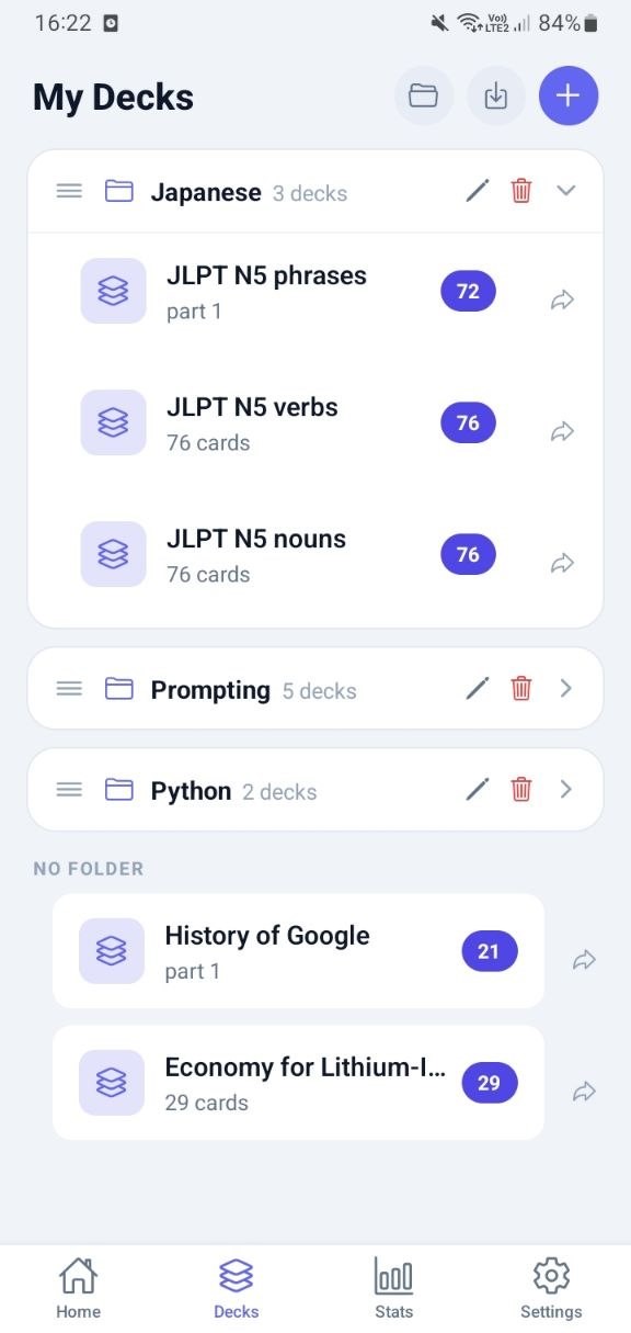 FlowCards screenshot 2